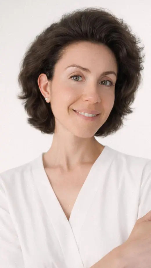 Retrato de la Dra. Lucía Olmos, médico especialista en sobrepeso y obesidad